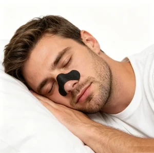 Supported Soft Removable Adhesive Skin Friendly Latex Free Multi Size Optional Sleep Nasal Strips for Daily Bedtime Care