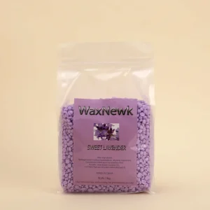 Sweet Lavender Hypoallergenic Wax Sensitive Skin Spa Choice Rosin Free Multidirection Hard Wax 2.2Lb / 1kg Wax
