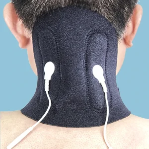 TENS Low Frequency Pulse Body Relaxation U Shaped Heating Therapy Neck Shoulder Massager