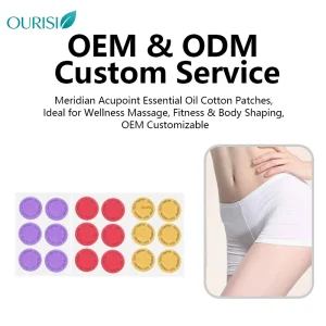 TK Body Care GLP 1 Goodnight NAD Acupoint Essential Oil Cotton Patches for Health Massage Fitness & Body Shaping