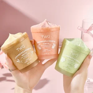 TWG OEM Factory Private Label Ice Cream Skin Rejuvenation Fragrance Exfoliating Scrub Whitening Exfoliating Body Scrub
