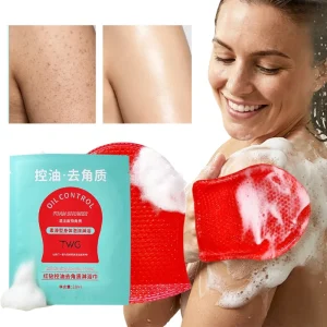 TWG RTS Red Diamond Exfoliating Moisturizing Body Scrub Shower Gel Foam Pore Cleansing Portable Disposable Body Scrub Bath Towel