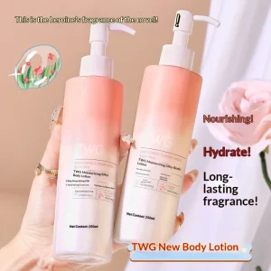 TWG Silky Smooth Moisturizing Body Lotion Body Milk Skincare Lasting Fragrance Lightening Hydrating Body Lotion