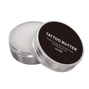 Tattoo Aftercare Balm Brightener Ink Color Enhancing Butter Moisturizer with Herbal Essences and Essential Balm