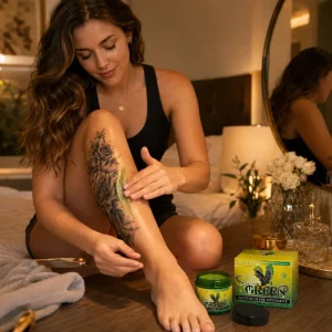 Tattoo Aftercare Balm Natural Healing Ointment for New Tattoo Soothe Itch Lock Moisture Prevent Scar Keep Ink Bright