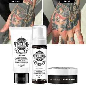 Tattoo Aftercare Set Moisturizing After Care Tattoo Foam Wash Cleanser Soah Heal Balm Soothing Lotion Set