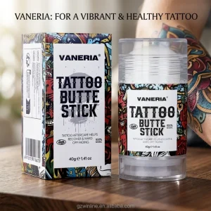 Tattoo Aftercare Stick Organic Tattoo Butter for New & Existing Tattoos Color Enhancer Repair Balm Custom Logo