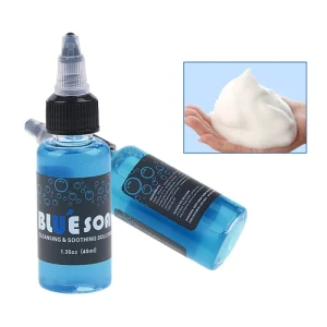 Tattoo Supplies 40ml Professional Tattoo Skin Clean Microblading Blue Soap Tattoo Green Blue Soap