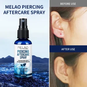 Tattoo Supplies Cross Border Solution for Body Piercing Aftercare Antibacterial Sea Salt Aloe Cleaning Spray Tattoo Aftercare