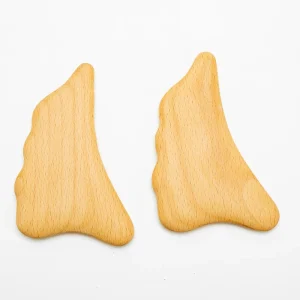 Therapy Massage Tools Kit Wooden Massage Board Multifunction Gua Sha and Massage Body or Facial