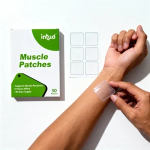 Top Sale 30 PCS PE Transdermal Healthcare Supplements Material Customized Muscle Patches