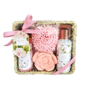 Travel Bath Spa Kit Bath Set Body Care for Family Christmas Valentine’s Day Men Women Body Skin Care Gift Set