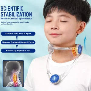 Travel Neck Support Brace Adjustable Cervical Corrector Prevent Neck Strain for Long Trips Car Train Plane