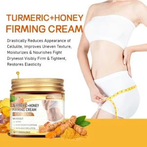 Turmeric Honey Heating Body Massage Cream for Slimming Arms and Body Shaping