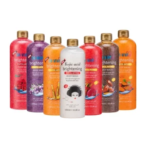 Turmeric Scrub Body Wash Gel Moisturizing Long Lasting Exfoliating Fragrance Type Regular Size Foreign Trade Rose