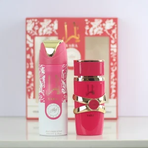 Two Piece Perfume yara Gift Box Set Scented Body Spray with Variety of Fragrances for All Over Body Moisturizing