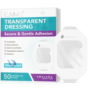 Ultra Thin Hypoallergenic Adhesive Waterproof Transparent Film Dressing for Swimming Showering Wound Post Surgical
