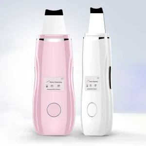 Ultrasonic Face Pore Cleaner Machine Skin Scrubber Nose Deep Cleaning Blackhead Removal Facial Brush
