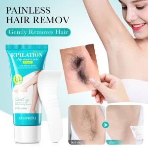 Underarm Hair Removal Cream 60g Painless Formula for Smooth Legs Body Gentle Body Care for All Skin