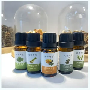 Undiluted Essential Oil Single Note Rose Frankincense Sandalwood Tea Tree Oil Amber Glass Packaging