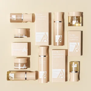 Unique Shape Customized 30ml 50g 100ml Skincare Packaging Lotion Serum Moisturizer Cream Pump Glass Bottles and Jars Set