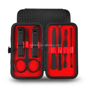 Unisex 7 Piece Compact Mini Stainless Steel Nail Clipper Set for Personal Care