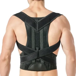Unisex Adjustable Neoprene Back Trainer Posture Corrector Clavicle Support Hunching Stop Slouching Prevention Correction Belt