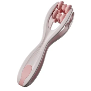Upgraded Portable Dual Roller Plastic Finger Massager for Joint Pain Relief Web Space Acupoint Massage Mouse Hand