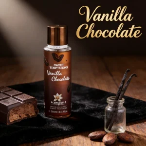 Vanilla Chocolate Fragrance Splash 250ML Long-Lasting Sweet Scented Body Mist for Daily Refreshing