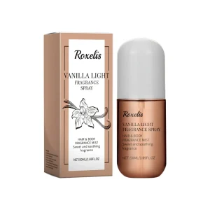 Vanilla Light Parfum Spray Eco Friendly Long Lasting Scent Fresh Floral Hair Body Fragrance Mist Deodorant for Men Women 50ml