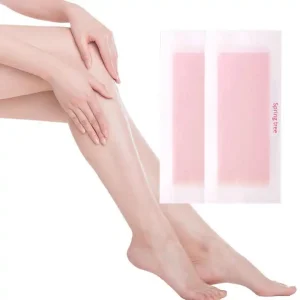 Vegan Cold Wax Strips for Hair Removal Organic Depilatory Gel Wax Paper