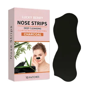 Vegan Fragrance Free Organic Nose Pore Mask Strips Cream Aloe Vera Charcoal for Deep Cleansing Blackhead Removal