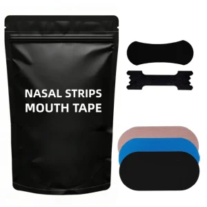 Vitamin ABCE Melatonin Lavender Lemon Custom Size and Logo Printing Box or OPP Plastic Bag Packaging Mouth Tape and Nasal Strip