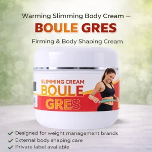 Warming Slimming Body Cream with Ginger & Caffeine Private Label Firming & Body Shaping Cream