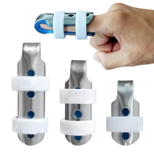 Waterproof Moldable Fracture Fixation Aluminum Foam Finger Splint Finger Braces Supports