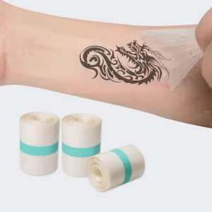 Waterproof Tattoo Barrier Film Repair Film Barrier Skin Aftercare Protective Roll Bandage PU Tape 10m