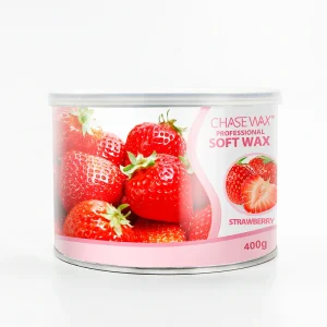 Wax 400g Strawberry Soft Wax in Tin Hair Removal Strips Wax Can for Salon