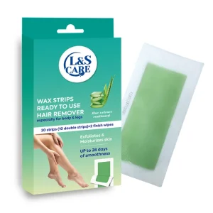 Wax Strips Body Hair Remover with Aloe