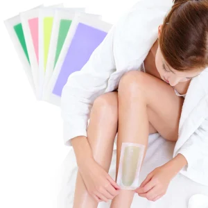Wax Strips Hair Removal Facial Paper Waxing Strips Waxing Strip Paper for Arms Legs Underarm Hair Eyebrow Bikini