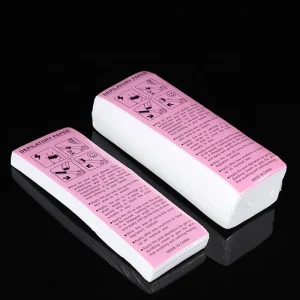 Waxing Strips Hair Removal Wax Paper for Roll on Wax Heater 100pcs Non Woven Depilatory Paper