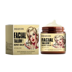 Whipped 100% Grass Fed Beef Tallow Facial Lotion with Raw Honey