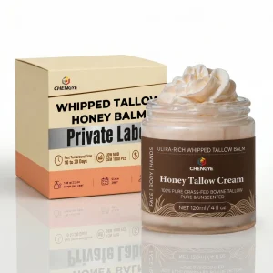 Whipped Grass Fed Beef Tallow Moisturizer for Face and Body Enriched with Vitamins A D E Deep Hydrating Sensitive Skin Care Balm