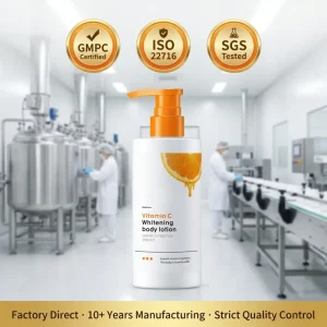 Whitening Body Lotion With Vitamin c Body Lotion Fast Absorbing Non Greasy Body Cream for Dry Skin Cosmetic Packaging Set