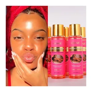 Whitening Oil Body Care Pink Carrot Vegan Moisturizing Exfoliating Strong Brightening Body Oils for Women