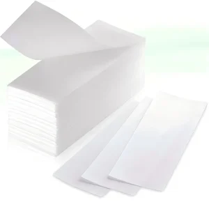 Wholesales Soft Flexible Spunlace Wax Strips Disposable Depilatory Hair Removal Non Woven Strips