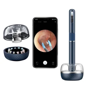Wireless Otoscope Kit WiFi Ear Cleaning Microscope with Camera for Ear Wax Removal