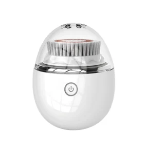 Wireless Soft Liquid Silicone Manual Face Brush Aesthetic Egg Shape Facial Cleansing Makeup Removal Nose