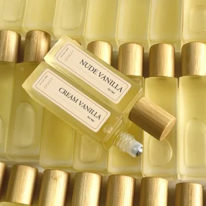 Women’s 20ml Long Lasting Vanilla Cream Musk Gourmand Fragrance Roll on Perfume Oil