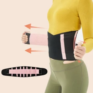 Women’s Weight Lifting Belt Gym Fitness Adjustable Nylon Tapered Design Squats Deadlifts Back Support Core Protection