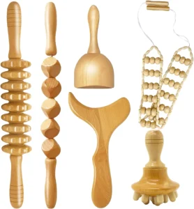 Wood Therapy Massage Tools Lymphatic Drainage Massager Kit Body Sculpting Tools Wood Therapy Tools Muscle Release